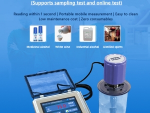 Intelligent Online Liquid Alcohol Content Monitoring Tester MAY-2001-VOL